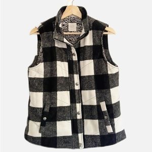 Harper Heritage plaid vest S